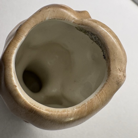 Vintage 1950s Lady Head Vase Napcoware Pearl Earrings Long Lashes c5937 - Picture 5 of 8